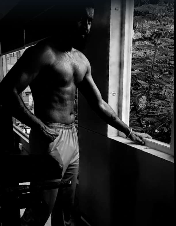 Six pack abs transformation of a member at Galaxy Fitness Mart