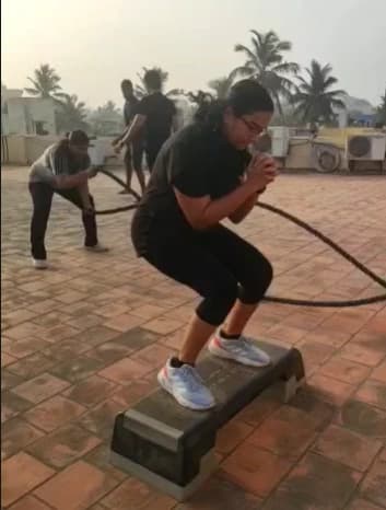 Cross fit with overall fitness improvement at Galaxy Fitness Mart