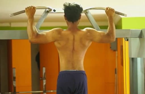 Muscle gain transformation of a member at Galaxy Fitness Mart